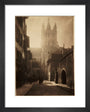 A cathedral in bright sunlight, about 1900 art print extra small black Art Print - Science Museum Shop