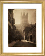 A cathedral in bright sunlight, about 1900 art print extra small gold Art Print - Science Museum Shop