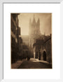 A cathedral in bright sunlight, about 1900 art print small white Art Print - Science Museum Shop