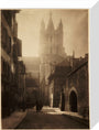 A cathedral in bright sunlight, about 1900 stretched canvas small none Art Print - Science Museum Shop