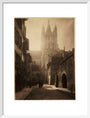A cathedral in bright sunlight, about 1900 art print medium white Art Print - Science Museum Shop