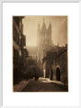 A cathedral in bright sunlight, about 1900 art print large white Art Print - Science Museum Shop