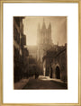A cathedral in bright sunlight, about 1900 art print large gold Art Print - Science Museum Shop
