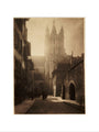 A cathedral in bright sunlight, about 1900 art print large none Art Print - Science Museum Shop