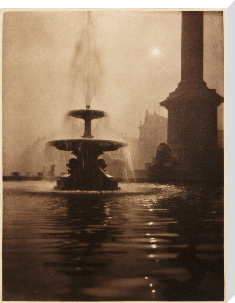 Trafalgar Square, London', about 1900 stretched canvas extra large none Art Print - Science Museum Shop