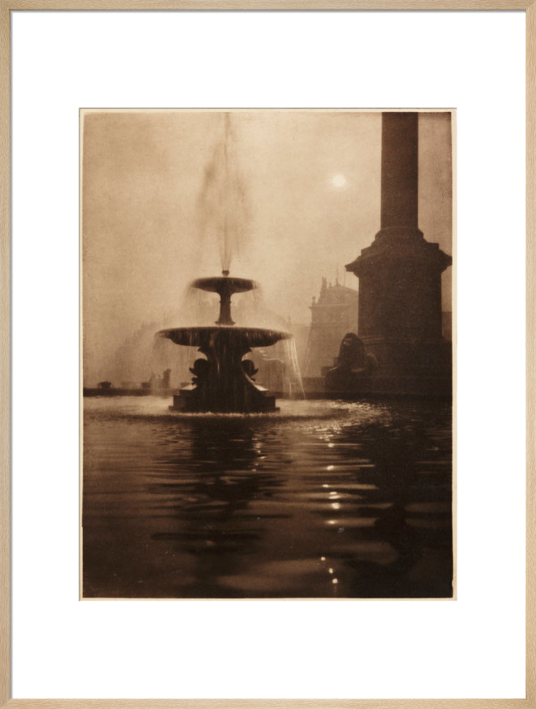 Trafalgar Square, London', about 1900 art print extra large natural Art Print - Science Museum Shop
