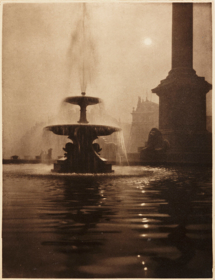 Trafalgar Square, London', about 1900 Art Print - Science Museum Shop