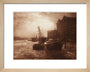 'The Thames Below London Bridge', c 1900. art print extra small natural Art Print - Science Museum Shop