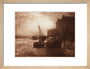 'The Thames Below London Bridge', c 1900. art print small natural Art Print - Science Museum Shop