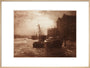 'The Thames Below London Bridge', c 1900. art print extra large natural Art Print - Science Museum Shop