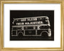 Illuminated bus, 1937. art print extra small gold Art Print - Science Museum Shop