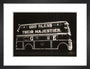 Illuminated bus, 1937. art print small black Art Print - Science Museum Shop