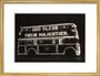 Illuminated bus, 1937. art print medium gold Art Print - Science Museum Shop