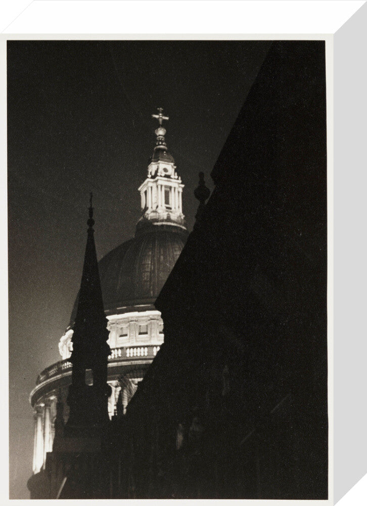 St Paul's Cathedral, London , 1937. stretched canvas small none Art Print - Science Museum Shop
