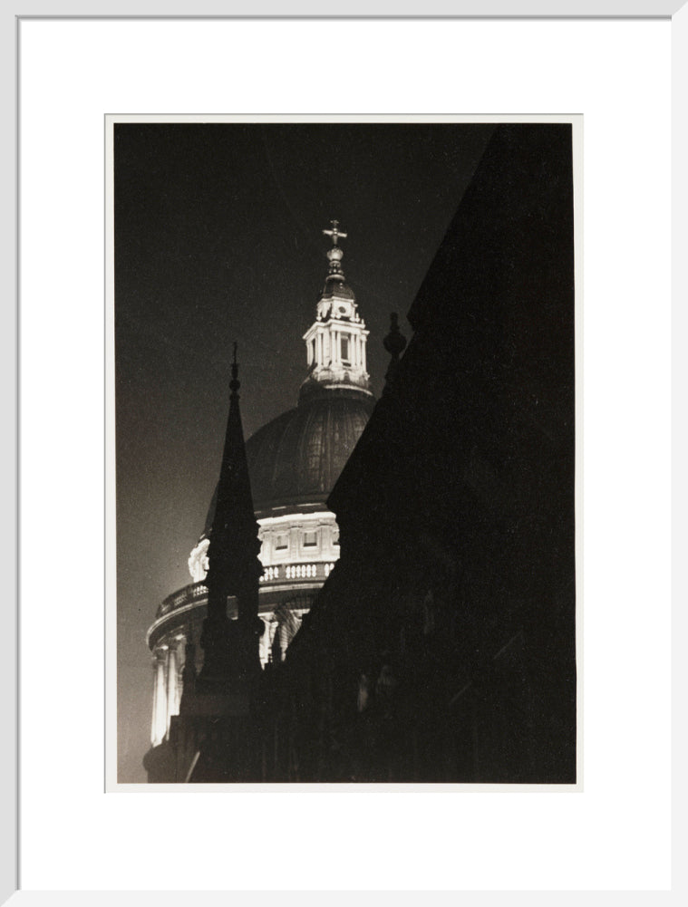 St Paul's Cathedral, London , 1937. art print large white Art Print - Science Museum Shop