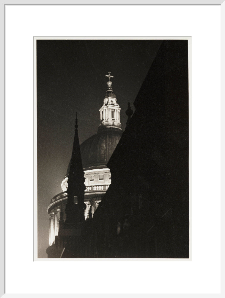 St Paul's Cathedral, London , 1937. art print extra large white Art Print - Science Museum Shop