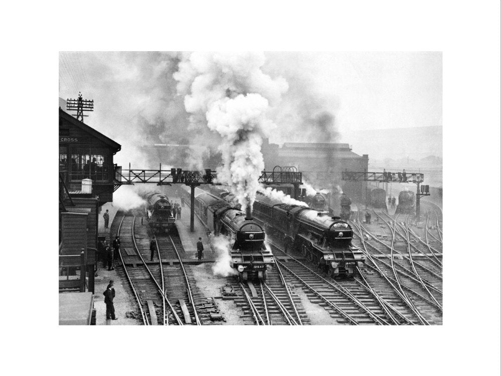 Flying Scotsman at King's Cross station, c 1930. art print medium none Art Print - Science Museum Shop