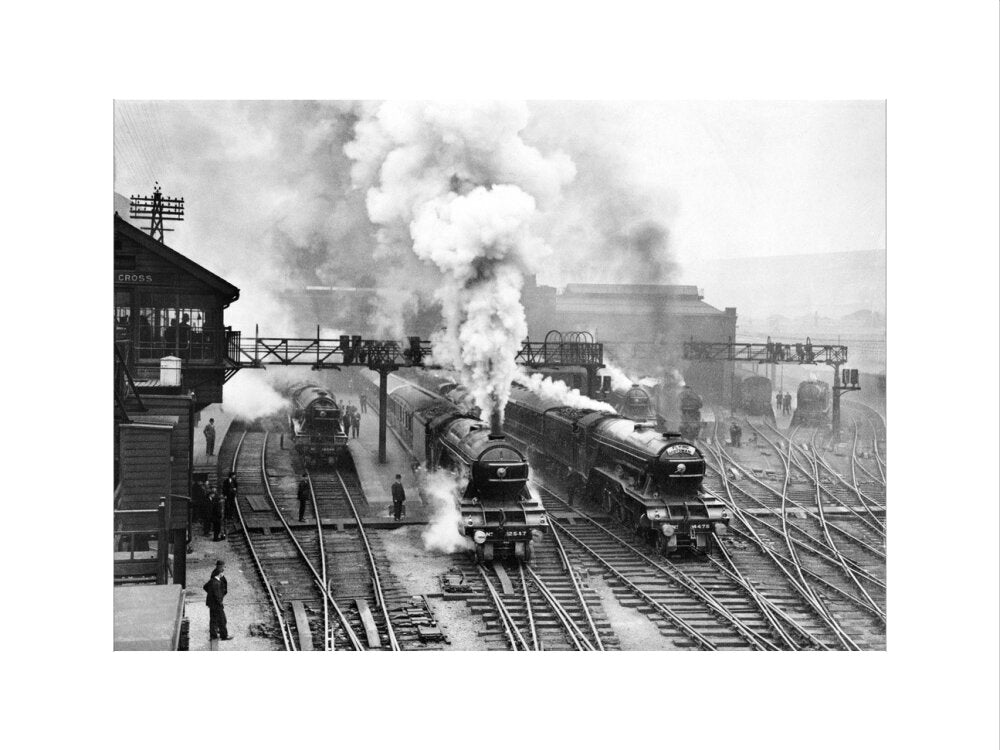 Flying Scotsman at King's Cross station, c 1930. art print large none Art Print - Science Museum Shop