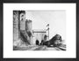 Irish Mail passing Conwy Castle, 1936. art print small black Art Print - Science Museum Shop