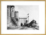 Irish Mail passing Conwy Castle, 1936. art print extra large gold Art Print - Science Museum Shop