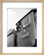Train driver with a gas mask, World War Two, 21 August 1940. art print extra small natural Art Print - Science Museum Shop