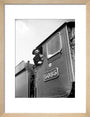 Train driver with a gas mask, World War Two, 21 August 1940. art print small natural Art Print - Science Museum Shop