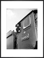 Train driver with a gas mask, World War Two, 21 August 1940. art print extra large black Art Print - Science Museum Shop