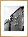 Train driver with a gas mask, World War Two, 21 August 1940. art print extra large gold Art Print - Science Museum Shop
