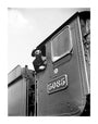 Train driver with a gas mask, World War Two, 21 August 1940. unstretched canvas extra large none Art Print - Science Museum Shop