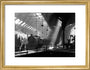 Holbeck engine shed, 1953 art print small gold Art Print - Science Museum Shop