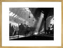 Holbeck engine shed, 1953 art print large gold Art Print - Science Museum Shop