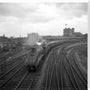 Passenger train at York Station, 1961. stretched canvas extra large none Art Print - Science Museum Shop