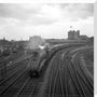 Passenger train at York Station, 1961. stretched canvas large none Art Print - Science Museum Shop