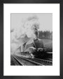 LNER 'Silver King', c 1938. art print extra small black Art Print - Science Museum Shop