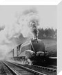 LNER 'Silver King', c 1938. stretched canvas small none Art Print - Science Museum Shop