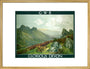 'Glorious Devon', GWR poster, 1923-1947. art print large gold Art Print - Science Museum Shop