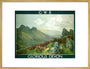 'Glorious Devon', GWR poster, 1923-1947. art print extra large gold Art Print - Science Museum Shop