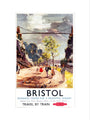 'Bristol - Romantic Centre for a Delightful Holiday', BR poster, c 1950s. art print large none Art Print - Science Museum Shop