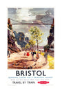 'Bristol - Romantic Centre for a Delightful Holiday', BR poster, c 1950s. unstretched canvas large none Art Print - Science Museum Shop