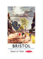 'Bristol - Romantic Centre for a Delightful Holiday', BR poster, c 1950s. art print extra large none Art Print - Science Museum Shop
