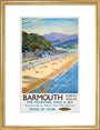 'Barmouth', BR poster, 1948-1965. art print medium gold Art Print - Science Museum Shop