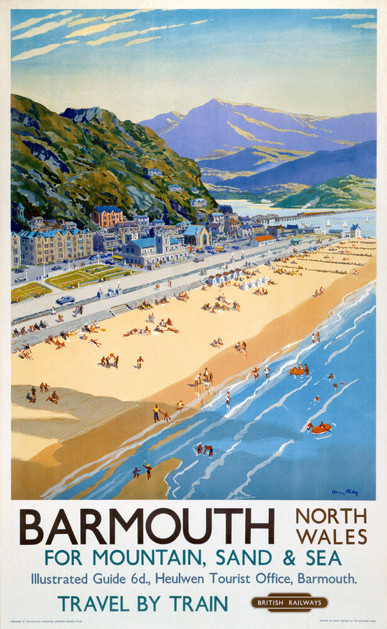 'Barmouth', BR poster, 1948-1965. Art Print - Science Museum Shop