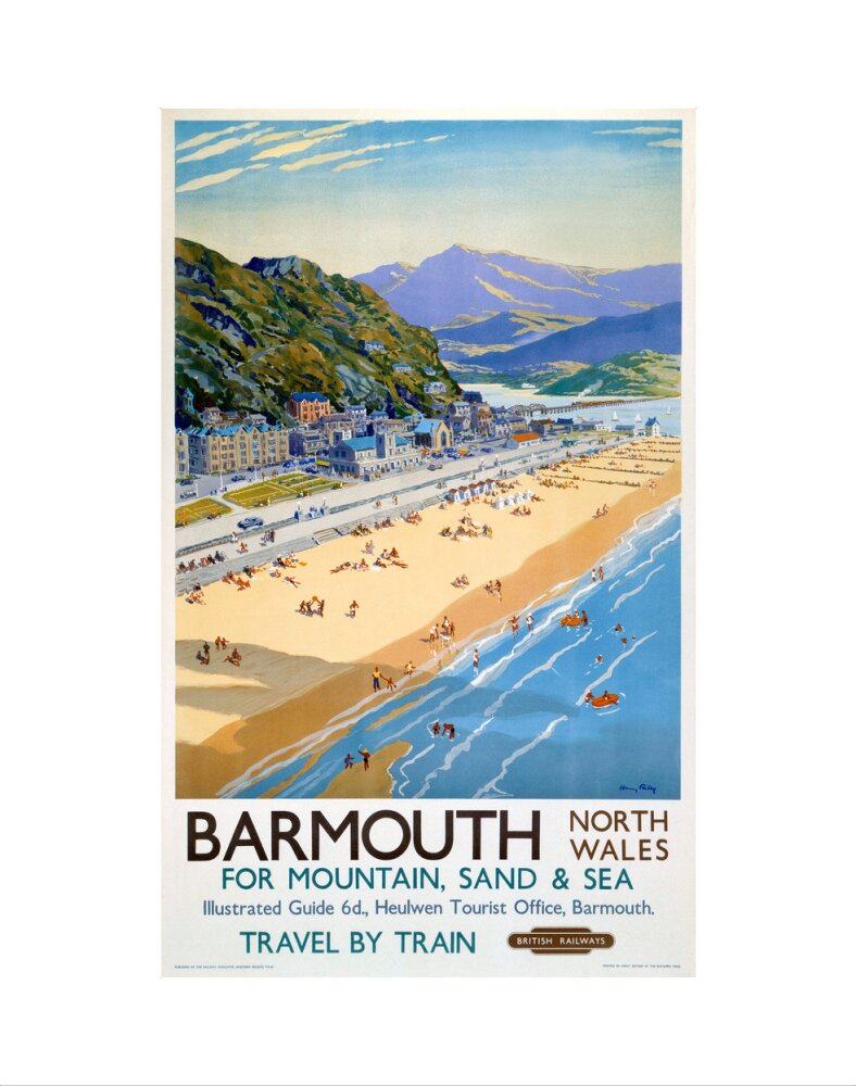'Barmouth', BR poster, 1948-1965. art print extra small none Art Print - Science Museum Shop