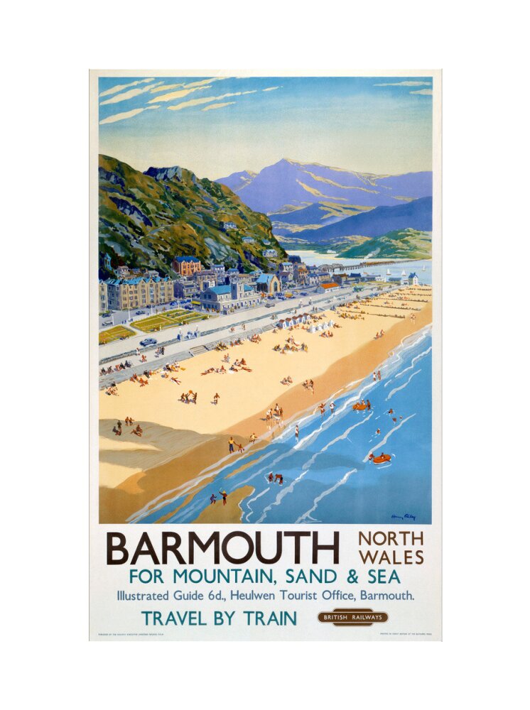 'Barmouth', BR poster, 1948-1965. art print extra large none Art Print - Science Museum Shop
