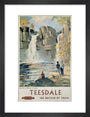 'Teesdale', BR poster, 1962. art print small black Art Print - Science Museum Shop