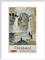 'Teesdale', BR poster, 1962. art print large white Art Print - Science Museum Shop