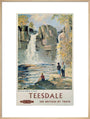 'Teesdale', BR poster, 1962. art print extra large natural Art Print - Science Museum Shop