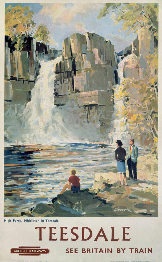 'Teesdale', BR poster, 1962. Art Print - Science Museum Shop