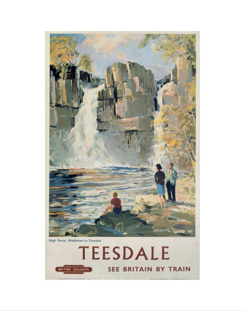 'Teesdale', BR poster, 1962. art print extra small none Art Print - Science Museum Shop
