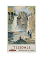 'Teesdale', BR poster, 1962. art print extra large none Art Print - Science Museum Shop